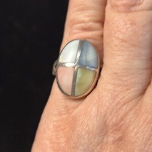 Vintage Multicolor Stone Ring